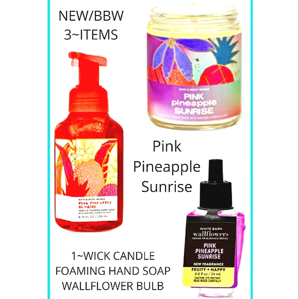 🔥NEW / 3~ITEMS / "PINK PINEAPPLE SUNRISE" / BBW